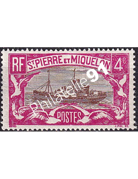 St-Pierre et Miquelon, n° 138 charnière, Timbres Colonies