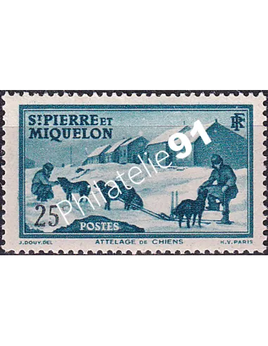 St-Pierre et Miquelon, n° 174 charnière, Timbres Colonies