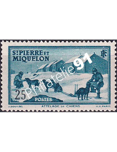 St-Pierre et Miquelon, n° 174 charnière, Timbres Colonies