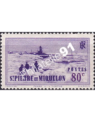 St-Pierre et Miquelon, n° 180, Timbres Colonies