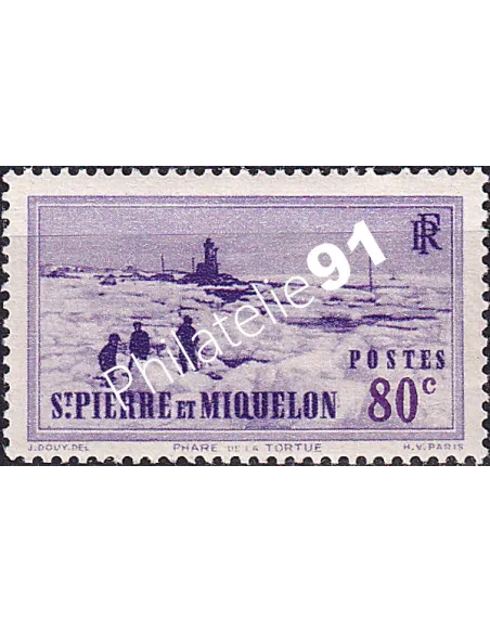 St-Pierre et Miquelon, n° 180, Timbres Colonies