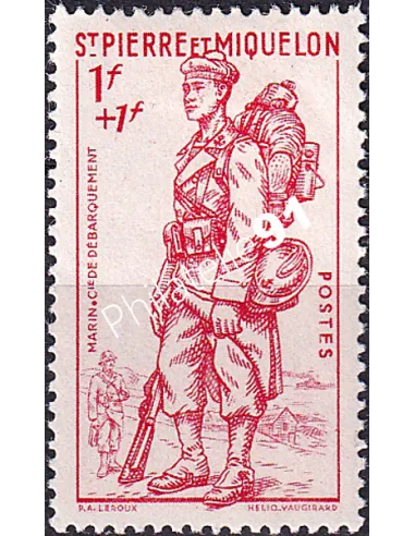 St-Pierre et Miquelon, n° 207 charnière, Timbres Colonies