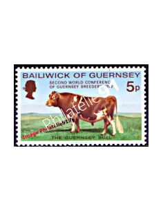 Timbre de GUERNESEY n° 61 - Taureau de Guernesey - timbres d'Europe