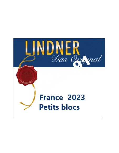 Lindner FRANCE 2023 pour Petits blocs, matériel philatélique