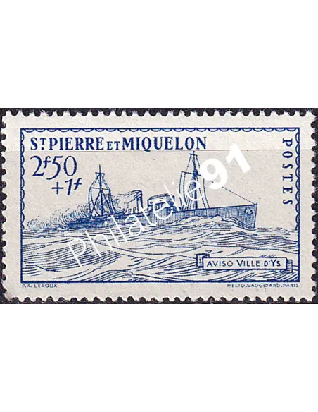St-Pierre et Miquelon, n° 208 charnière, Timbres Colonies