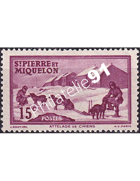 St-Pierre et Miquelon, n° 292 charnière, Timbres Colonies