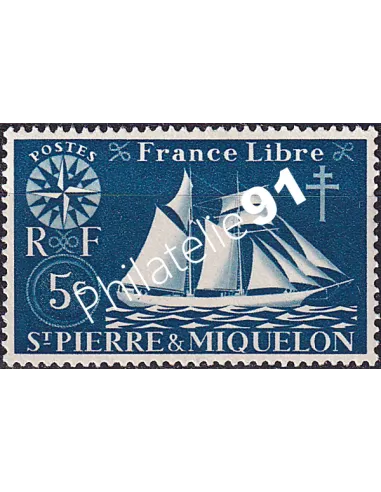 St-Pierre et Miquelon, n° 296, Timbres Colonies
