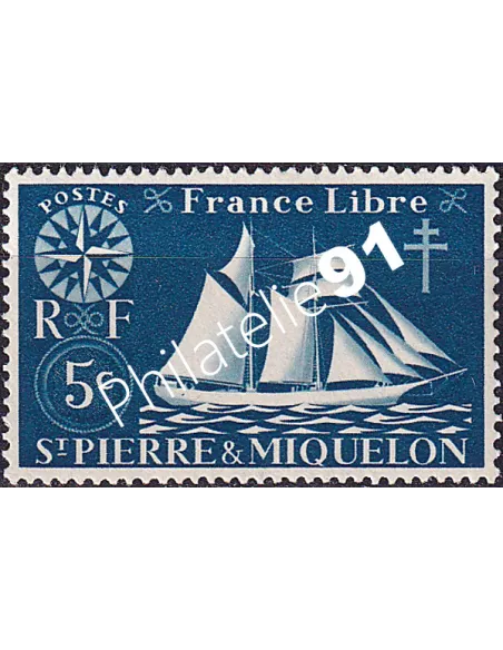 St-Pierre et Miquelon, n° 296 charnière, Timbres Colonies