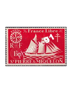 St-Pierre et Miquelon, n° 303 charnière, Timbres Colonies