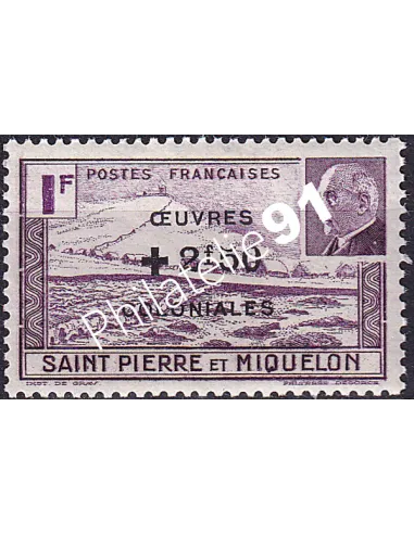 St-Pierre et Miquelon, n° 313, Timbres Colonies