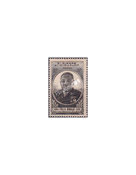 St-Pierre et Miquelon, n° 323 charnière, Timbres Colonies