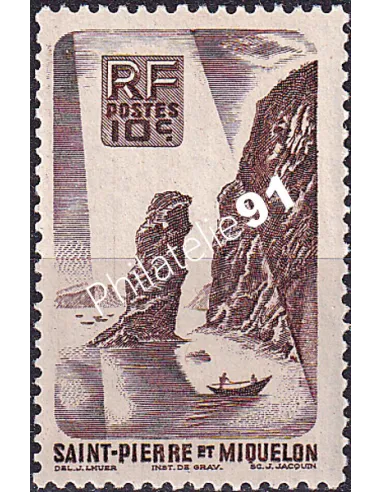 St-Pierre et Miquelon, n° 325, Timbres Colonies