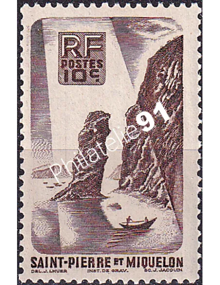 St-Pierre et Miquelon, n° 325, Timbres Colonies