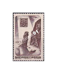 St-Pierre et Miquelon, n° 325 charnière, Timbres Colonies