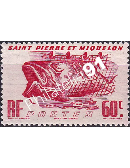 St-Pierre et Miquelon, n° 329, Timbres Colonies