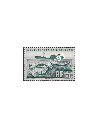 St-Pierre et Miquelon, n° 340 charnière, Timbres Colonies