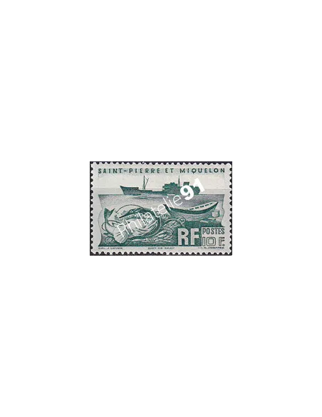 St-Pierre et Miquelon, n° 340 charnière, Timbres Colonies