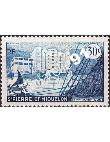 St-Pierre et Miquelon, n° 348 charnière, Timbres Colonies