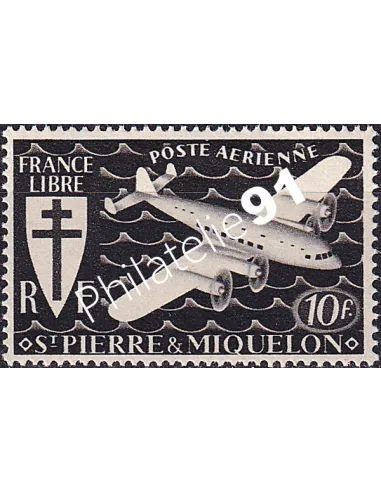 St-Pierre et Miquelon, PA n° 7 charnière, Timbres Colonies
