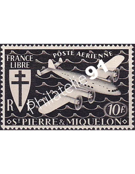 St-Pierre et Miquelon, PA n° 7 charnière, Timbres Colonies