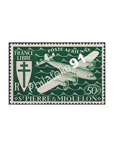 St-Pierre et Miquelon, PA n° 9, Timbres Colonies