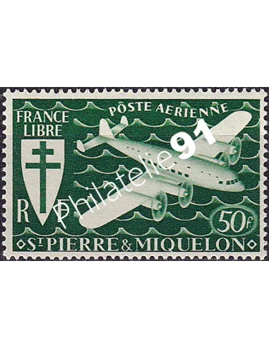 St-Pierre et Miquelon, PA n° 9, Timbres Colonies