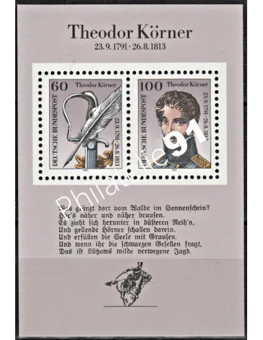 Timbres neufs d’Allemagne - RFA - BF n°  24.
