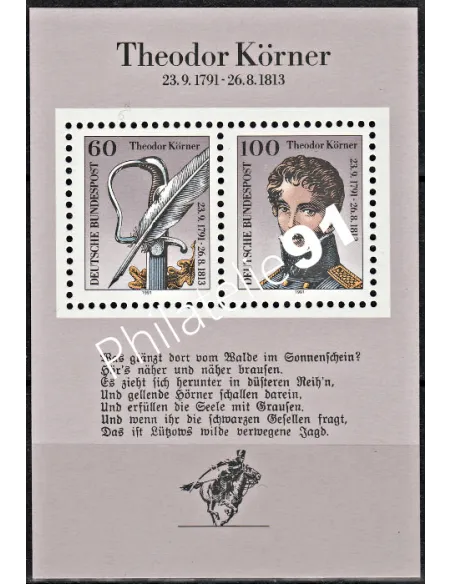 Timbres neufs d’Allemagne - RFA - BF n°  24.