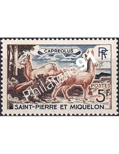 Saint-Pierre et Miquelon, n° 374, Collection timbre Dom Tom