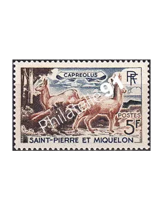 Saint-Pierre et Miquelon, n° 374 charnière, Collection timbre Dom Tom