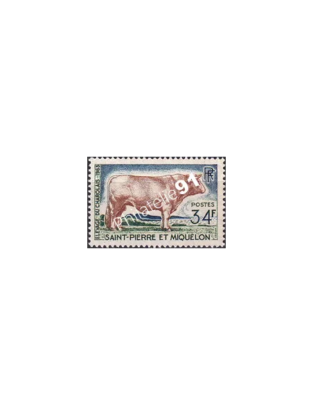 Saint-Pierre et Miquelon, n° 375 charnière, Collection timbre Dom Tom