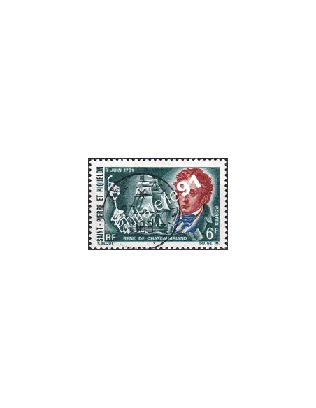 Saint-Pierre et Miquelon, n° 381 oblitéré, Collection timbre Dom Tom