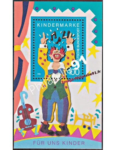 Timbres neufs d’Allemagne - RFA - BF n°  26.Thématique : Cirque et Musique