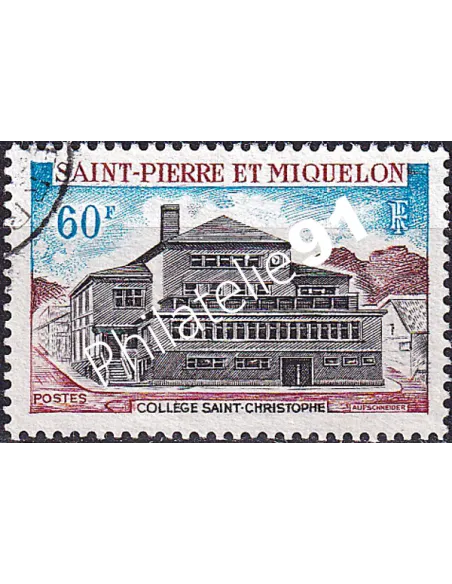 Saint-Pierre et Miquelon, n° 390 oblitéré, Collection timbre Dom Tom
