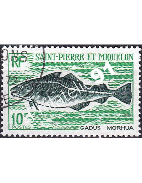 Saint-Pierre et Miquelon, n° 424 oblitéré, Collection timbre Dom Tom