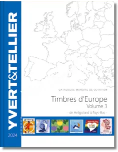 Catalogue des timbres d'Europe Vol. 3 2024, Heligoland à Pays-Bas