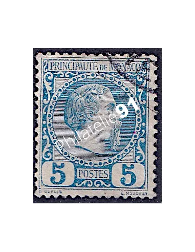 Monaco, n° 3 oblitéré, Collection timbres Monaco