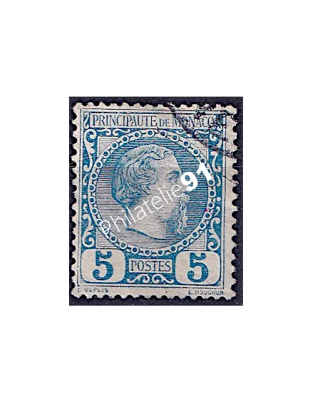 Monaco, n° 3 oblitéré, Collection timbres Monaco