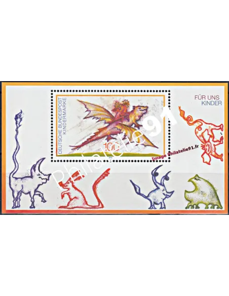 Timbres neufs d’Allemagne - RFA - BF n°  29.Thématique : dessins d'enfant