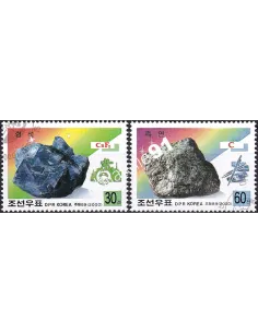 Corée du Nord, n° 3006 à 3007 oblitérés, timbres thématiques