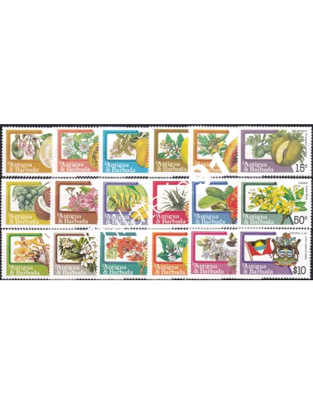 ANTIGUA, n° 701 à 718, collection timbres thématiques