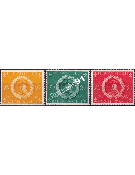 Antilles Néelandaises, n° 246 à 248, collection timbres thématiques
