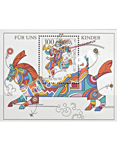 Timbres neufs d’Allemagne - RFA - BF n°  34.Thématique :  Enfance