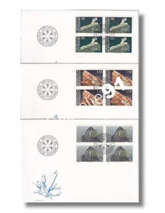 LIECHTENSTEIN - n° 922 à 924 sur enveloppe 1er Jour, Timbres Europe