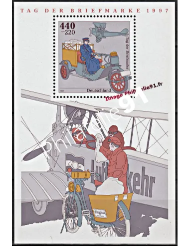Timbres neufs d’Allemagne - RFA - BF n°  40.Thématique :  Avion
