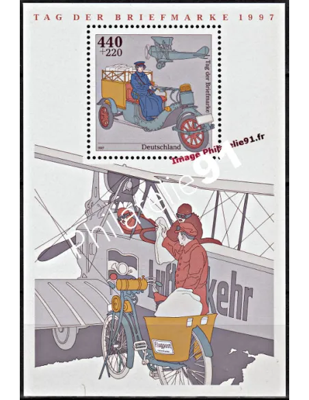 Timbres neufs d’Allemagne - RFA - BF n°  40.Thématique :  Avion
