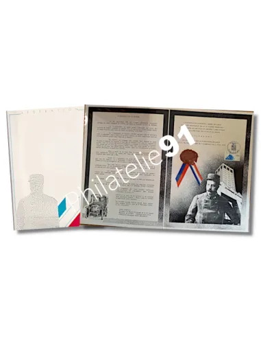 TOUS PAYS - Lot 11 documents - 1ere guerre mondiale, Timbres Monde