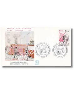n° 2233 sur Enveloppe 1er jour - oblitéré - Pompiers, Timbres France