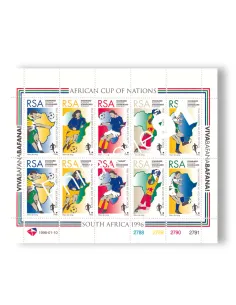 Afrique du Sud, n° 896 à 900, Feuille, collection timbres thématiques