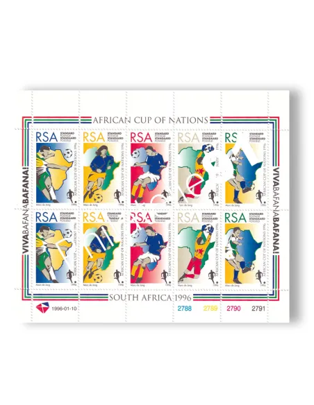 Afrique du Sud, n° 896 à 900, Feuille, collection timbres thématiques